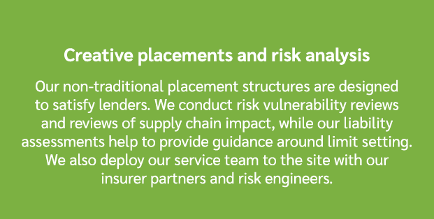 Creative placements and risk analysis Our non traditional placement structures are designed to satisfy lenders. We co...