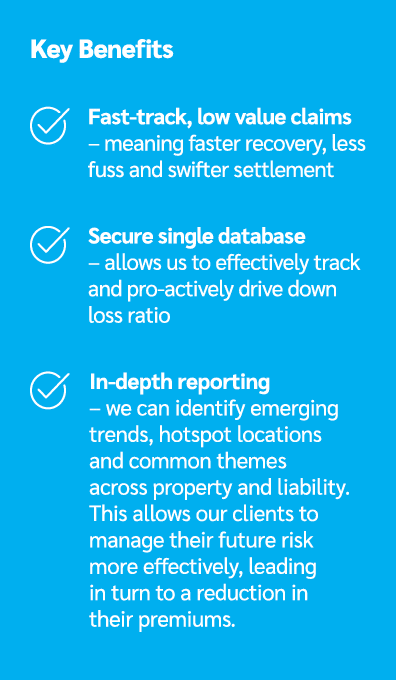 Key Benefits ￼ Fast track, low value claims – meaning faster recovery, less fuss and swifter settlement ￼ Secure sing...